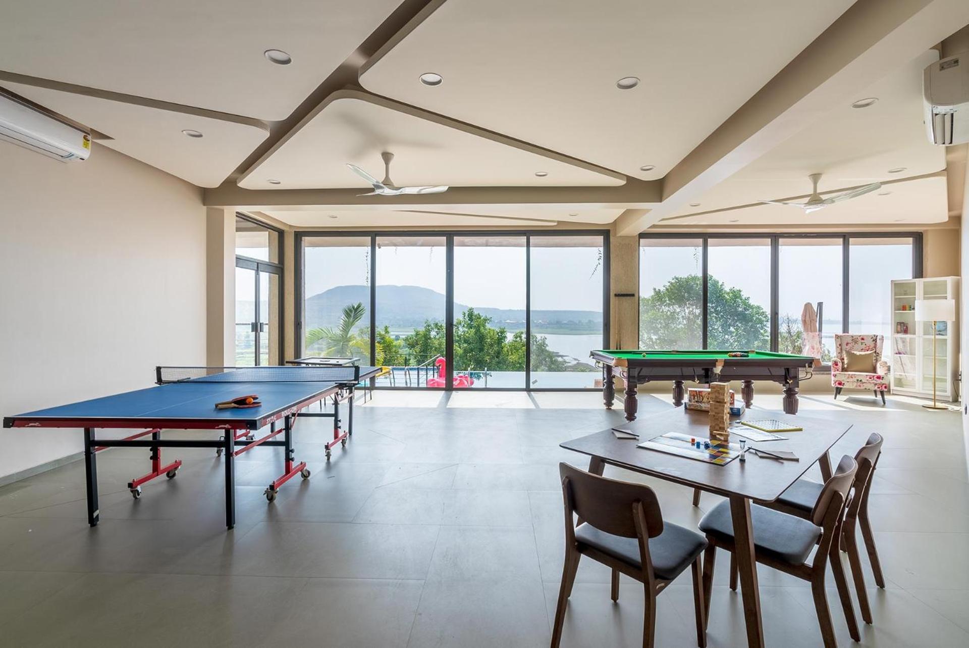 Pearl Lakeview Mansion By Stayvista - Lakeside Villa With Infinity Pool, Jacuzzi, In-House Theatre & Games Room Igatpuri Exterior photo